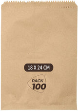 Kraft Paper Brown Cover Medium Size Tablet Cover 18CMX24CM, Pack of 100