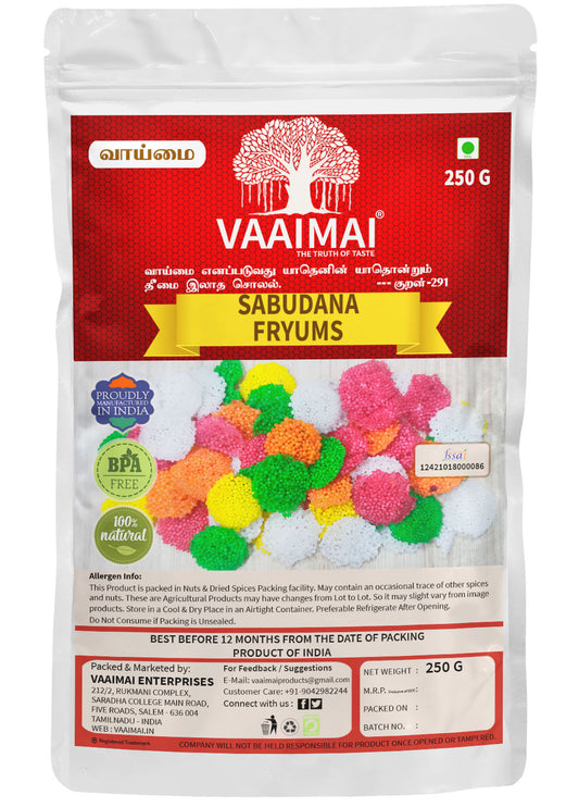 Sabudana Fryums