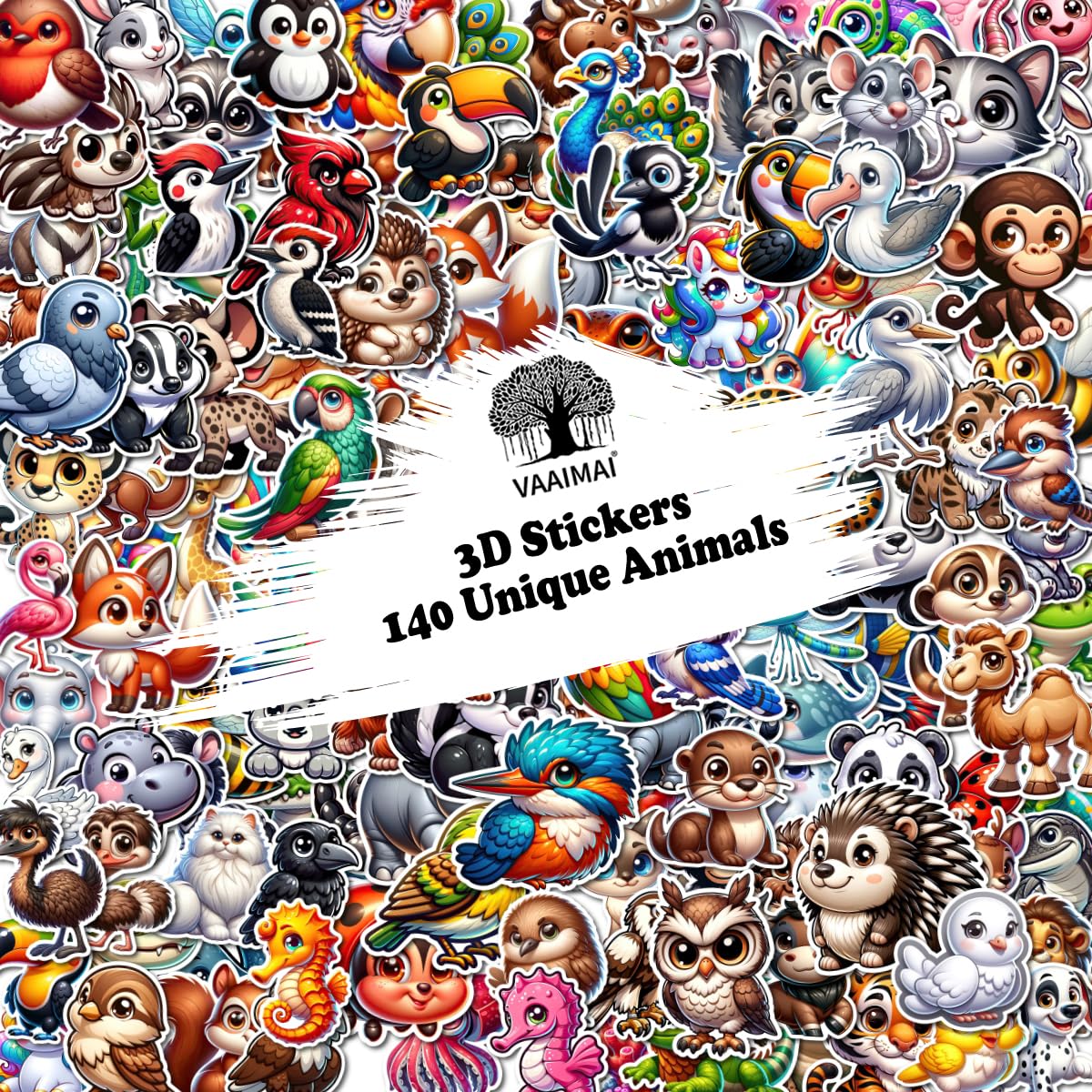 Unique Animals Stickers