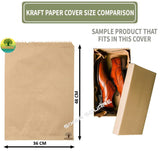 Brown Paper Cover 36X48CM Extra Large Size Kraft Paper Cover Count of 50