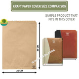 Brown Paper Cover Large Size for Grocery Foods Packing Covers 26X39CM, 100 Pieces