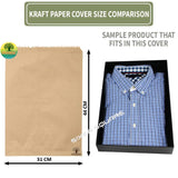 Kraft Paper Covers 31X44CM Multipurpose Paper Covers Natural Brown, Pack of 100