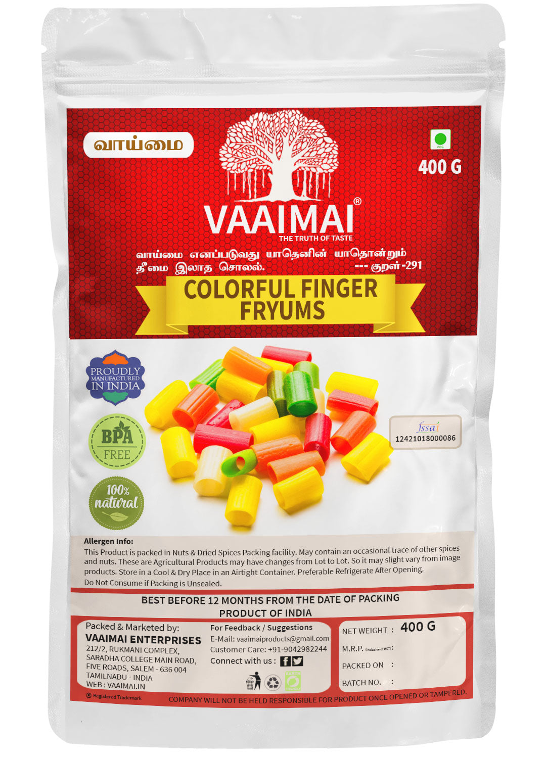 Colorful Finger Fryums