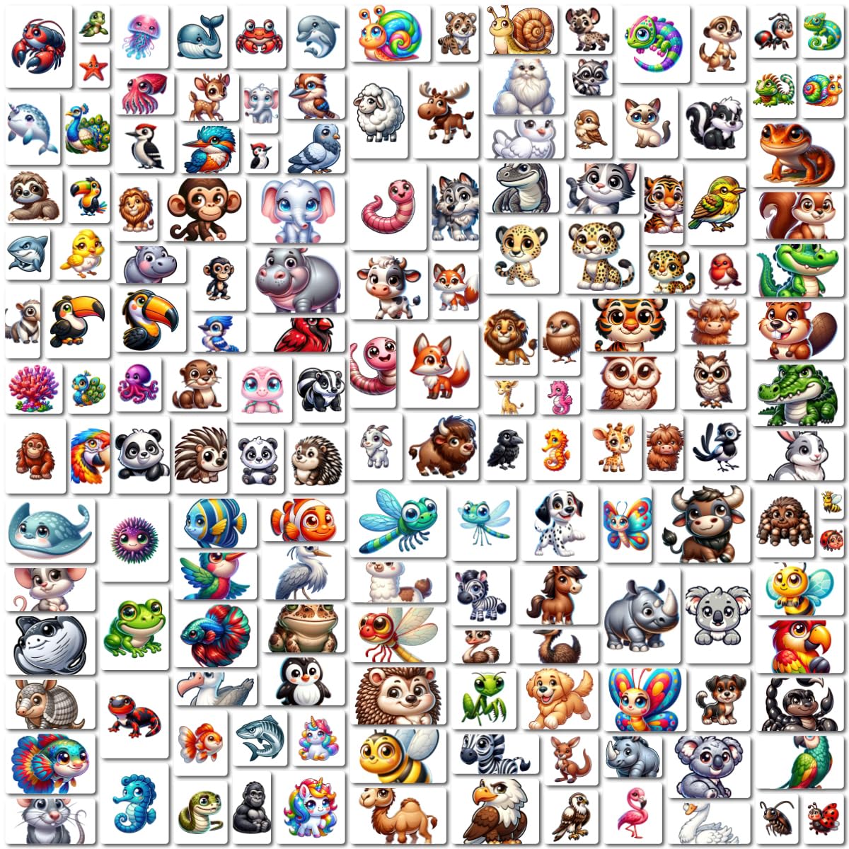 Unique Animals Stickers