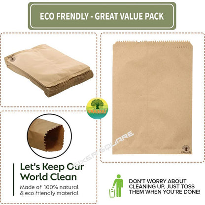 Brown Paper Pharmacy Cover for Tablets Size 10X16CM, 300 Pieces