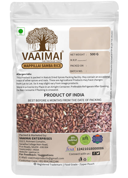 Mappillai Samba Rice - Bride Groom Rice