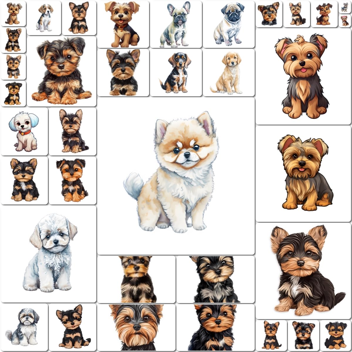 Cute_Yorkshire_Terrier_Puppy_Stickers_4