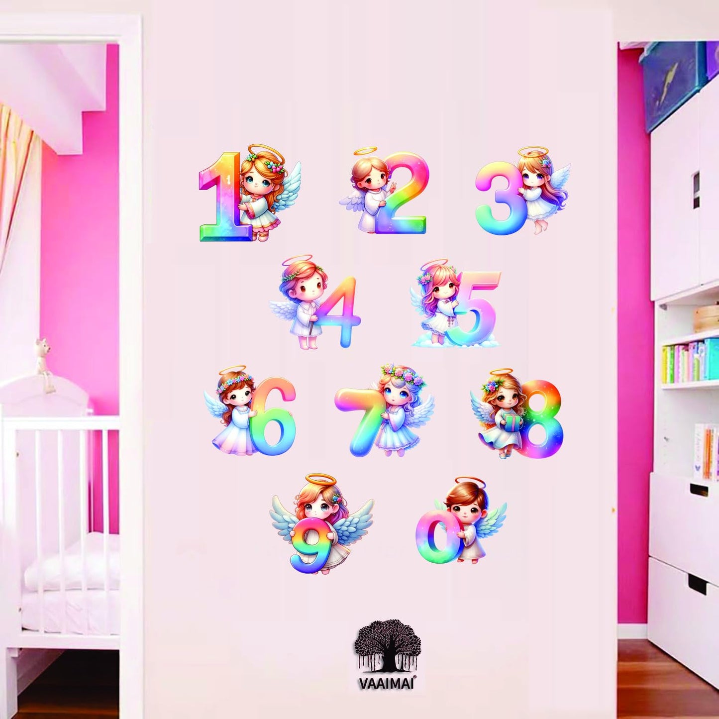 watercolor-cute-angel-numbers-5