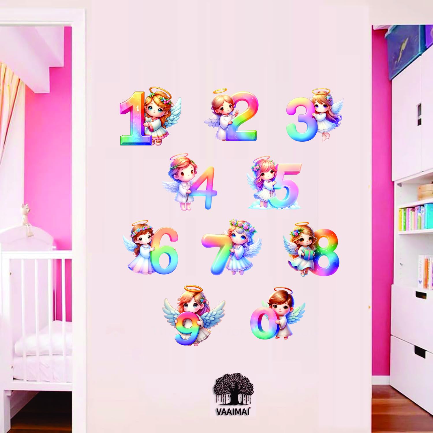 watercolor-cute-angel-numbers-5