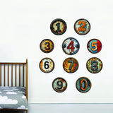 antique-round-metal-numbers-5