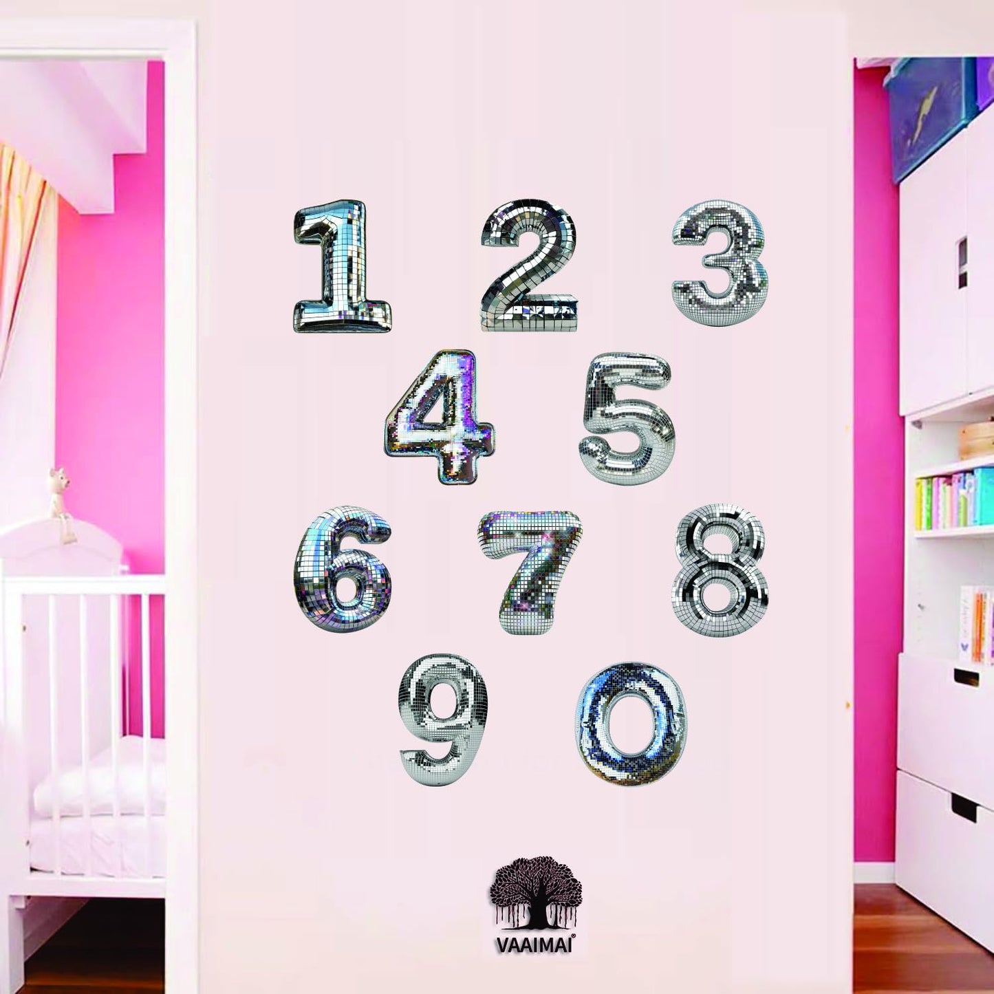 disco-ball-numbers-5