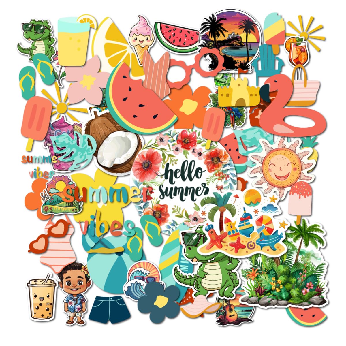 Vector_Of_The_Summer_Stickers_1