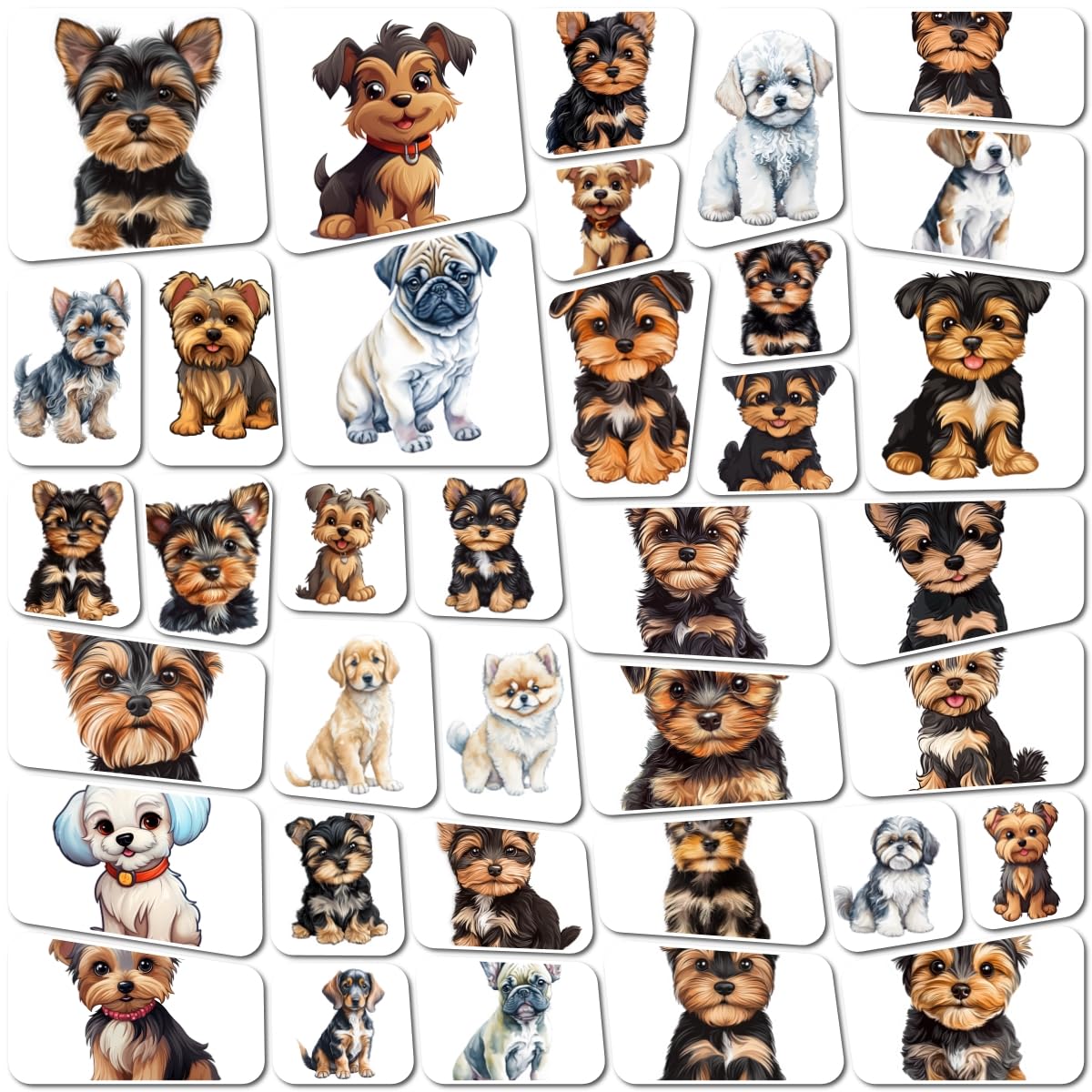 Cute_Yorkshire_Terrier_Puppy_Stickers_5