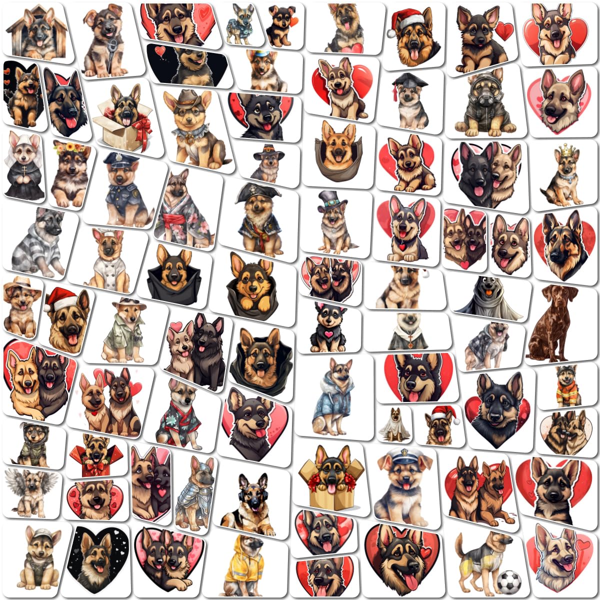 Lovely_German_Shepherd_Dog_Stickers_5
