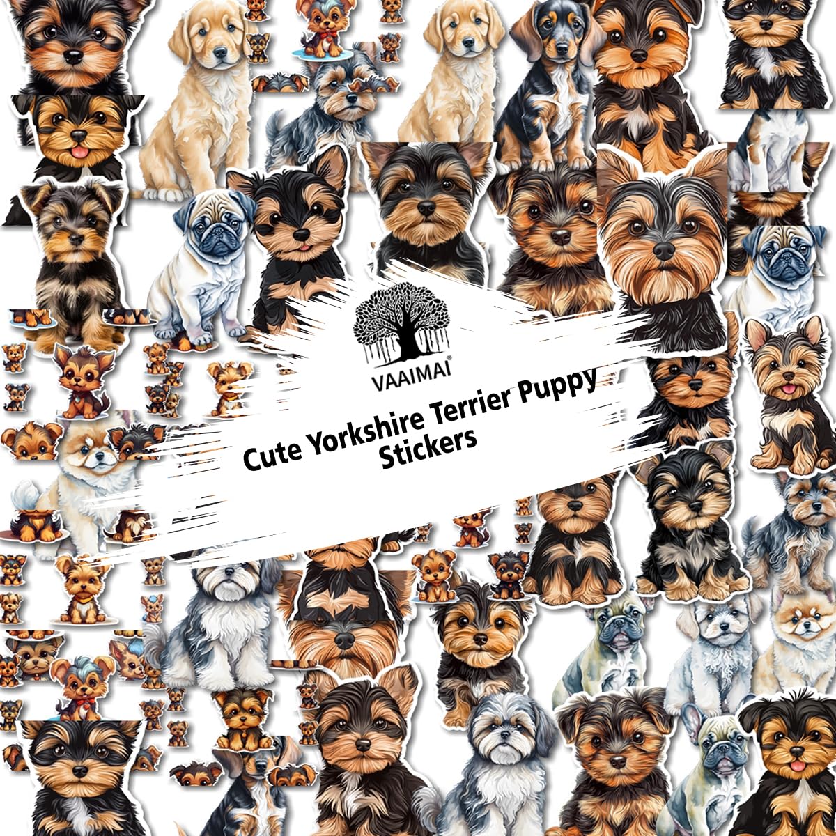 Cute_Yorkshire_Terrier_Puppy_Stickers_2