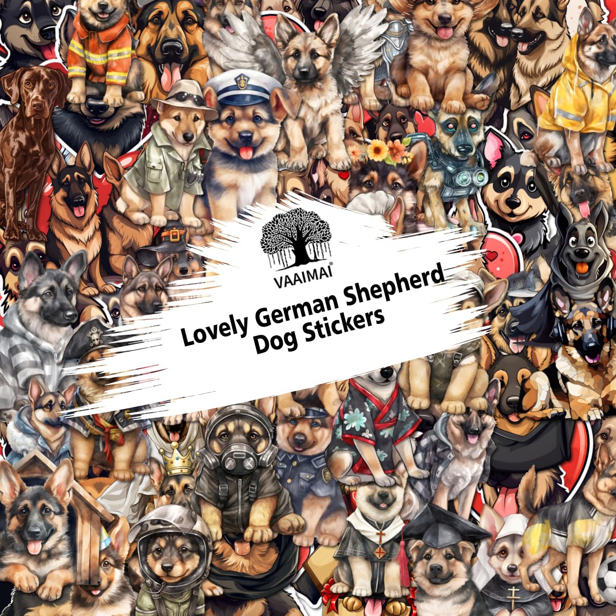 Lovely_German_Shepherd_Dog_Stickers_2