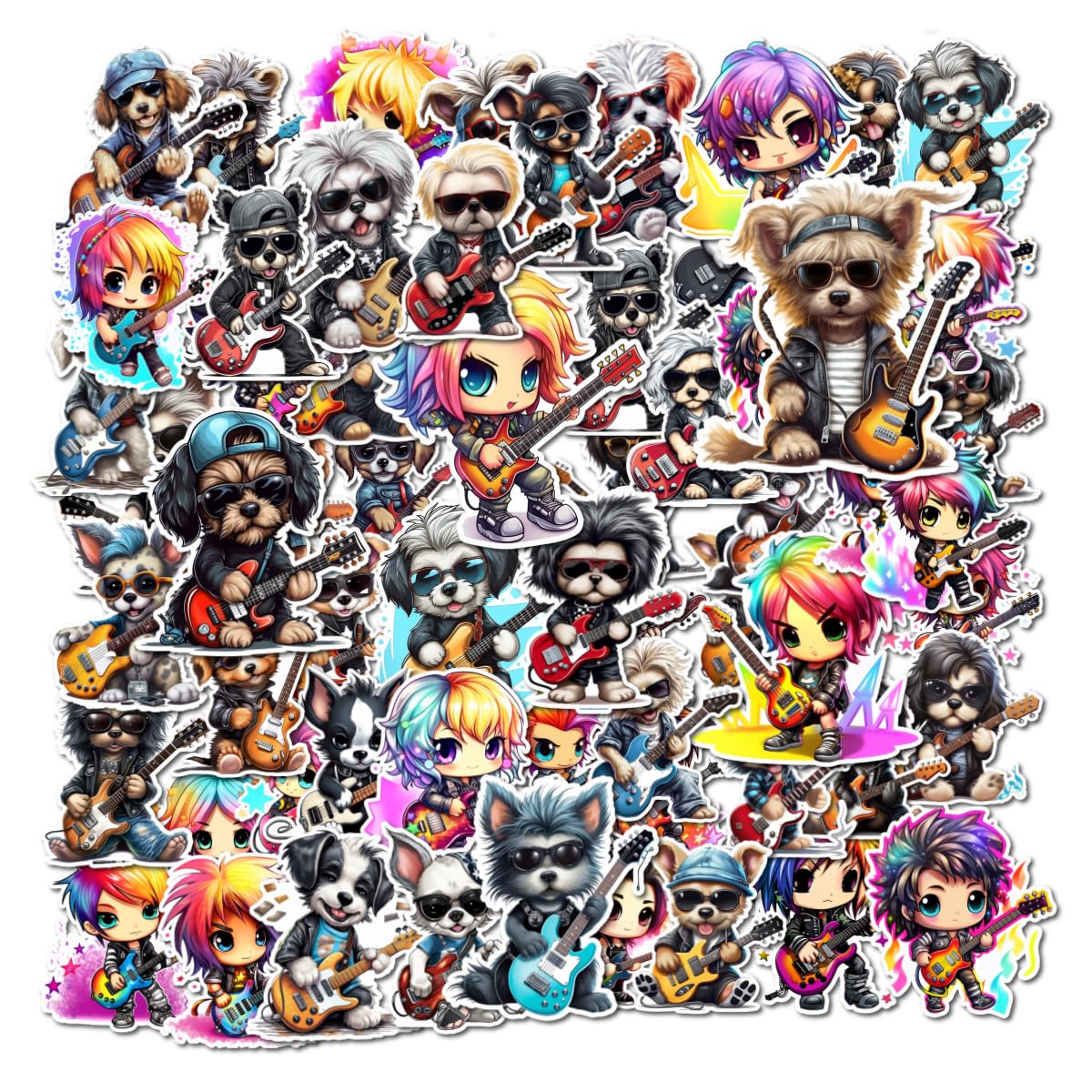 Cute_Music_Guitar_Stickers_1