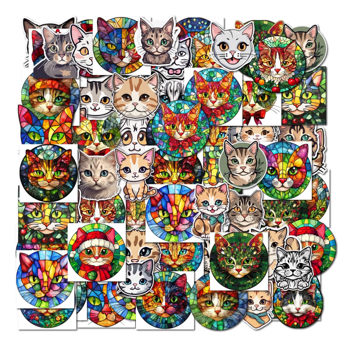 Funny_Cat_Face_Stickers_1