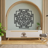 Sri Yantra Metal Wall Art