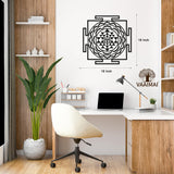 Sri Yantra Metal Wall Art